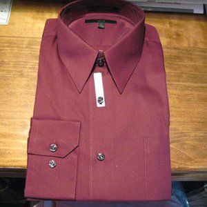 APT. 9 MEN'S LONG SLEEVE BUTTON FRONT SHIRT LARGE